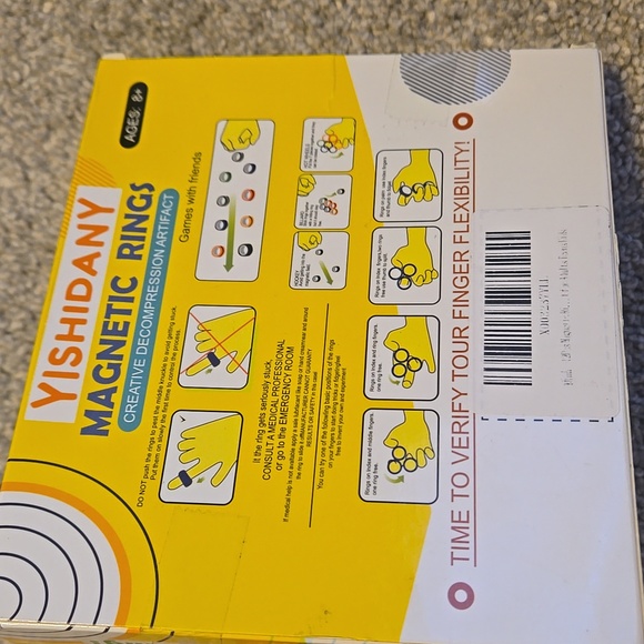 Magnetic Rings Fidget Spinner Finger Flexibility 12pk - Picture 4 of 4